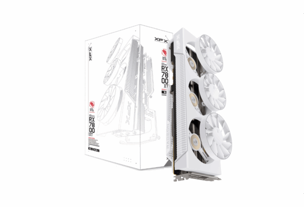 Xfx qicksilver amd radeon rx 7800 xt magnetic air gaming graphics card arctic white rx 23.png